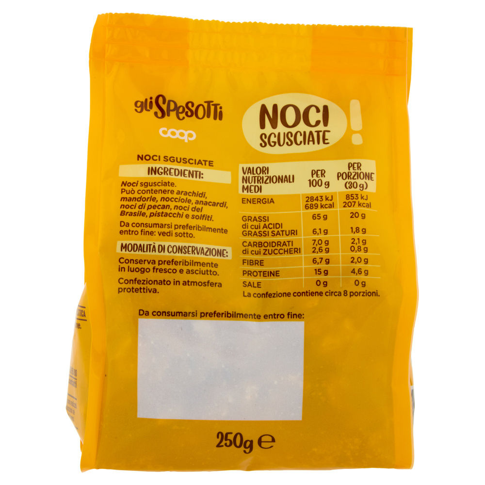 NOCI SGUSCIATE GLI SPESOTTI COOP BS G 250 - 5