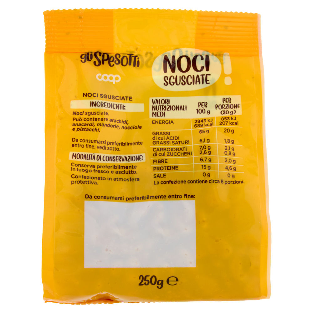 NOCI SGUSCIATE GLI SPESOTTI COOP BS G 250 - 13