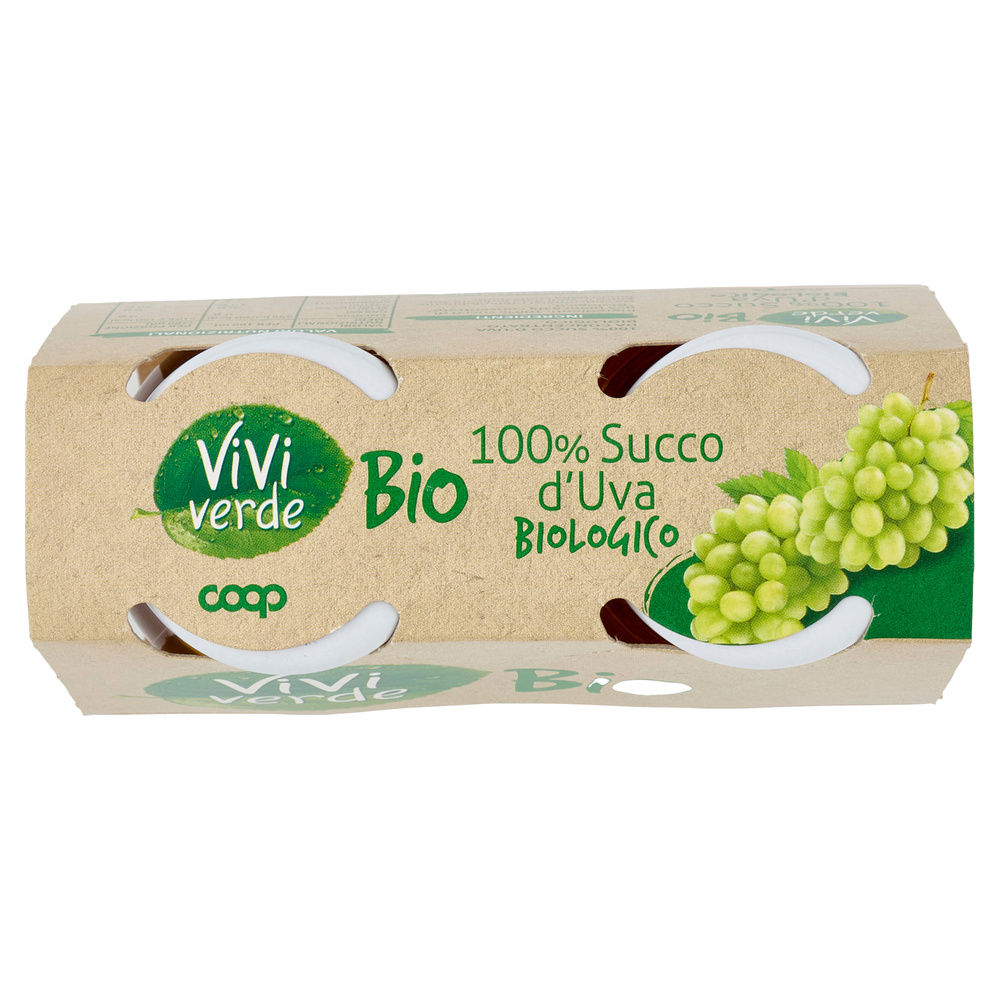 SUCCO D'UVA BIANCA VIVIVERDE BIO COOP CLUSTER ML 200 X 2 - 6
