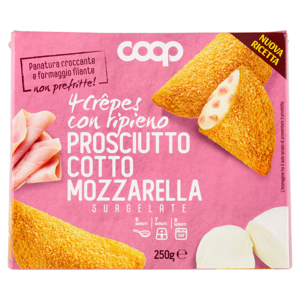 CREPES PROSCIUTTO E MOZZARELLA COOP PZ 4 SURG. G 250 - 2