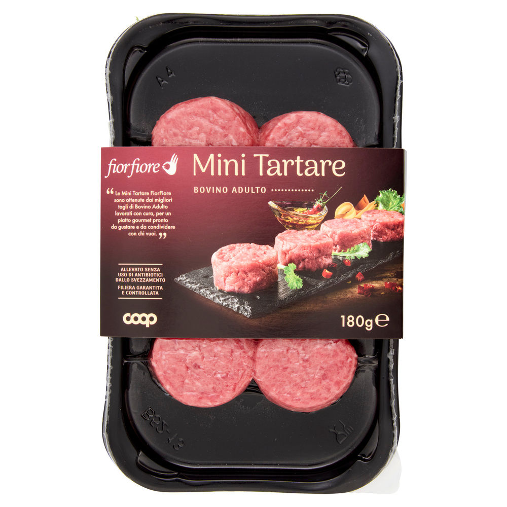 MINI TARTARE DI BOVINO ADULTO ALS SKIN 180 G FIOR FIORE - 1