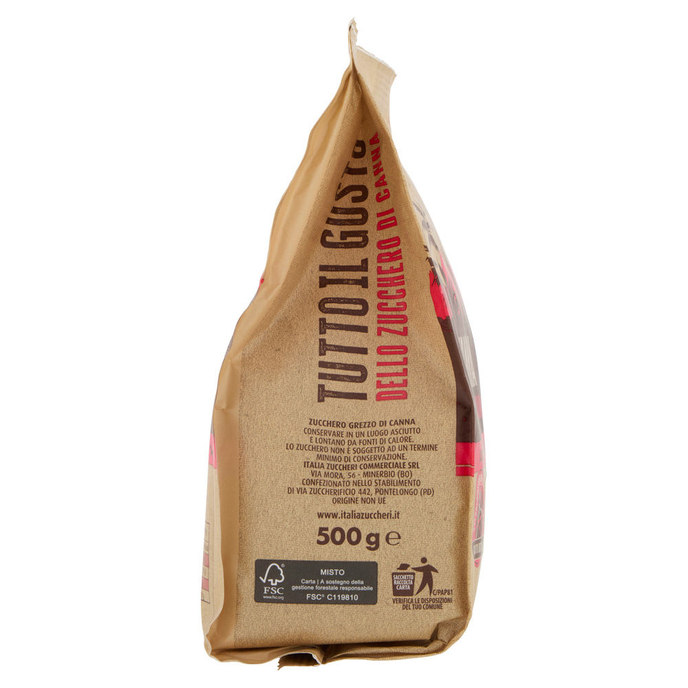 ZUCCHERO CANNA DEMERARA ORO DEL TROPICO ITALIA ZUCCHERI G500 - 4