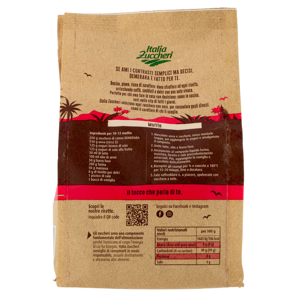 ZUCCHERO CANNA DEMERARA ORO DEL TROPICO ITALIA ZUCCHERI G500 - 5