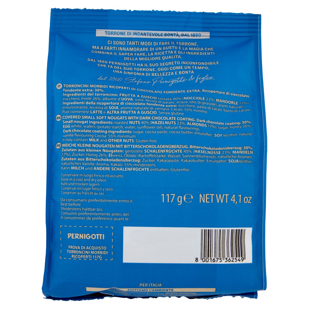 BUSTA TORRONCINI RICOPERTI NOCCIOLA&MANDORLA PERNIGOTTI G117 - 6