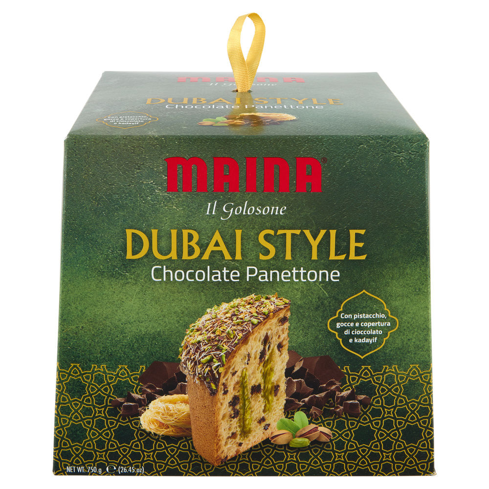 PANETTONE IL GOLOSONE DUBAI STYLE *SPECIAL EDITION LINEA GOLOSONE MAINA G 750 - 7
