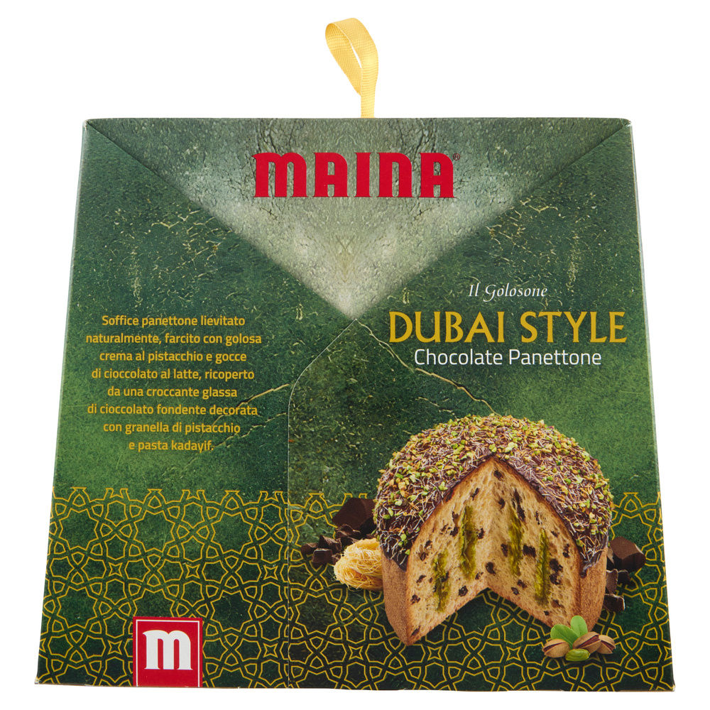 PANETTONE IL GOLOSONE DUBAI STYLE *SPECIAL EDITION LINEA GOLOSONE MAINA G 750 - 5