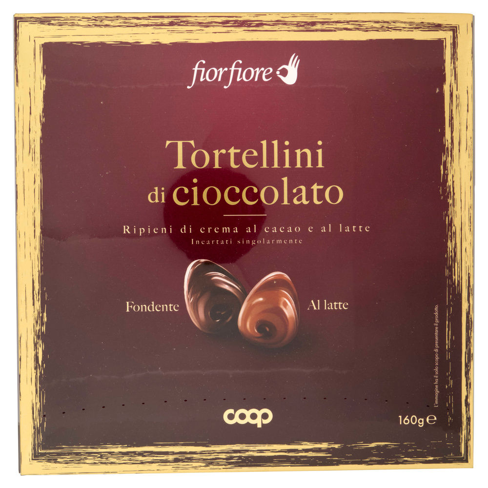 TORTELLINI DI CIOCCOLATO ASSORTITI COOP FF IN SCATOLA REGALO G 160 - 5