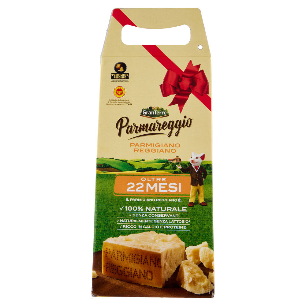 PARMIGIANO REGGIANO 22M PARMAREGGIO CONFEZIONE REGALO G 800 - 2
