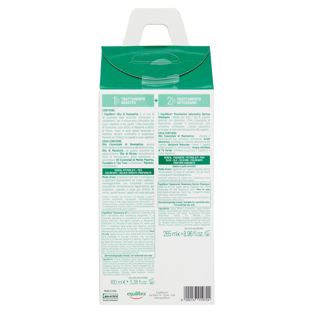 CONFEZ.DONNA CAPELLI ROSMARINO BEAUTY ROUTINE EQUILIBRA 360G - 4