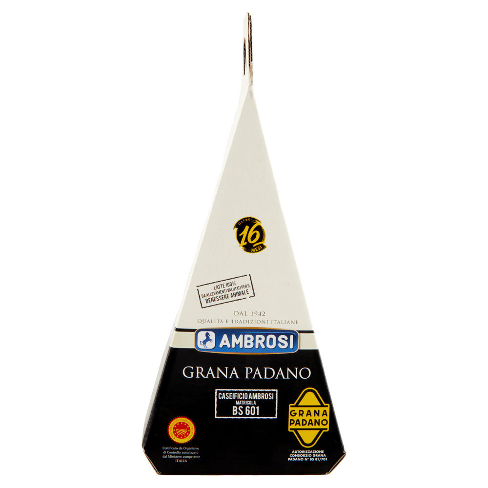 CONFEZIONE REGALO GRANA PADANO DOP "BS601" OLTRE 16 MESI AMBROSI G 450 - 2