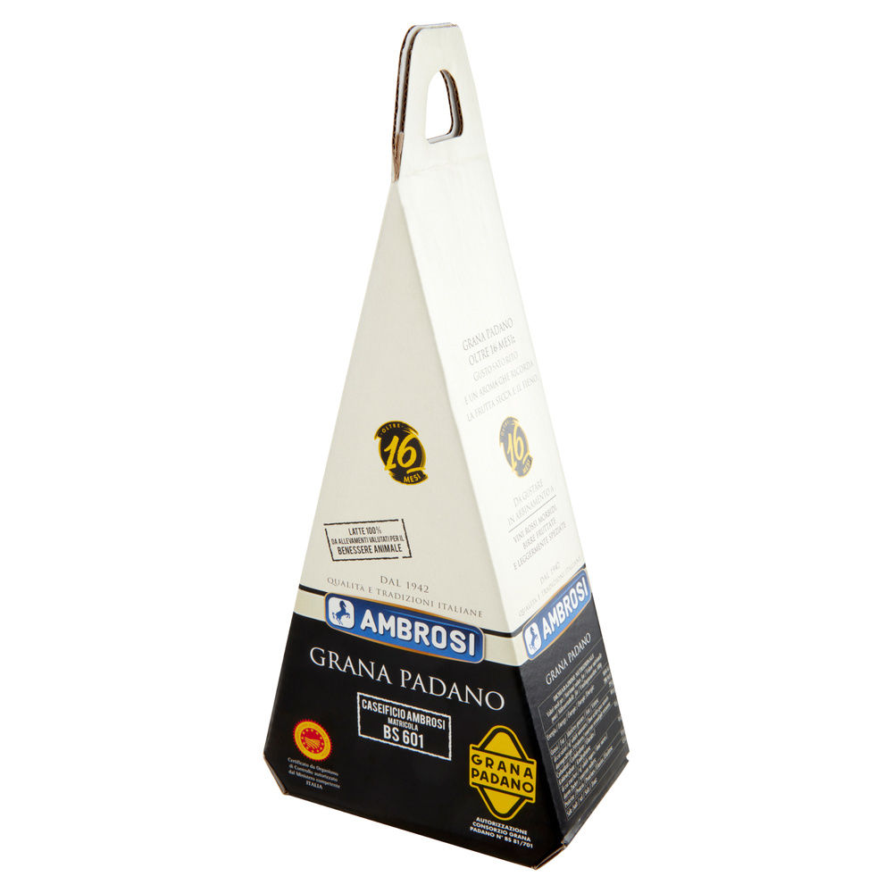 CONFEZIONE REGALO GRANA PADANO DOP "BS601" OLTRE 16 MESI AMBROSI G 450 - 3