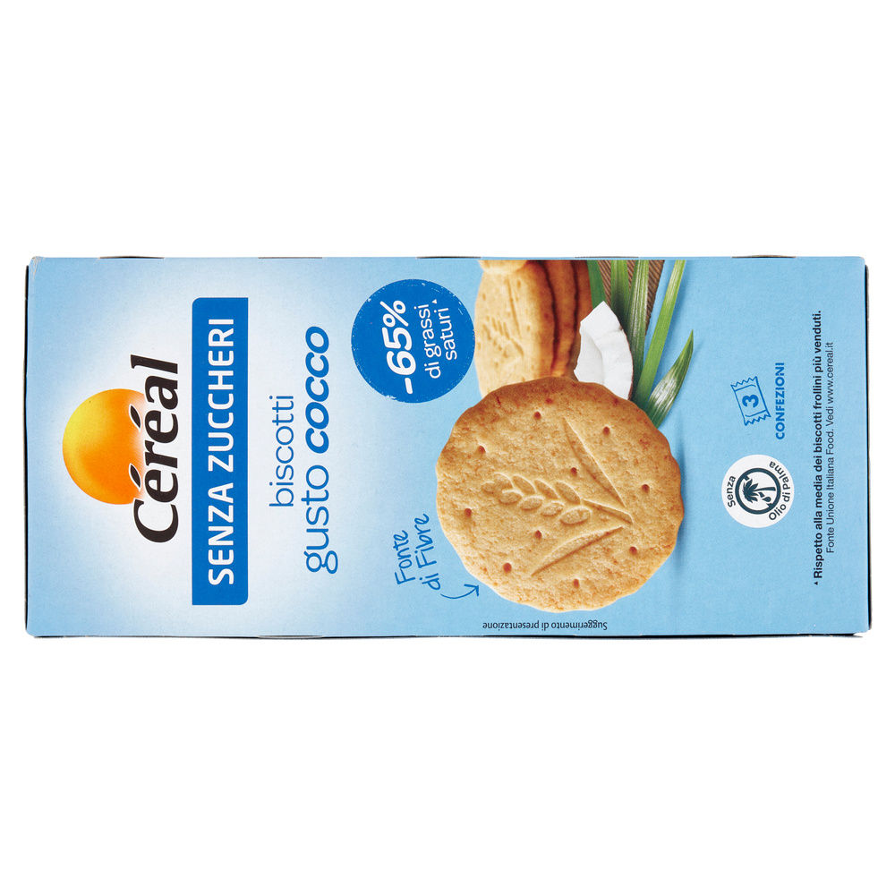 BISCOTTI CEREAL S/ZUCCHERI COCCO G 132 - 5