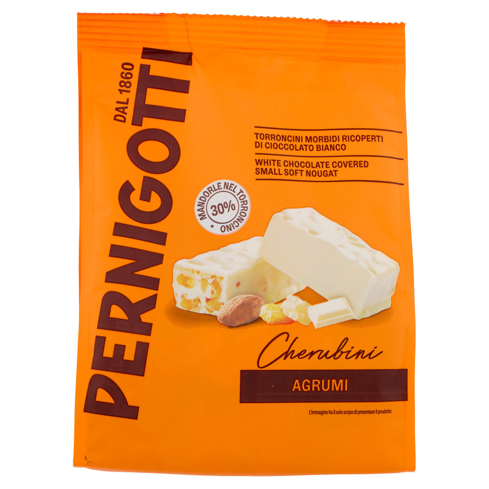 BUSTA TORRONCINI RICOPERTI MORBIDI BIANCO-AGRUMI PERNIGOTTI G117 - 6