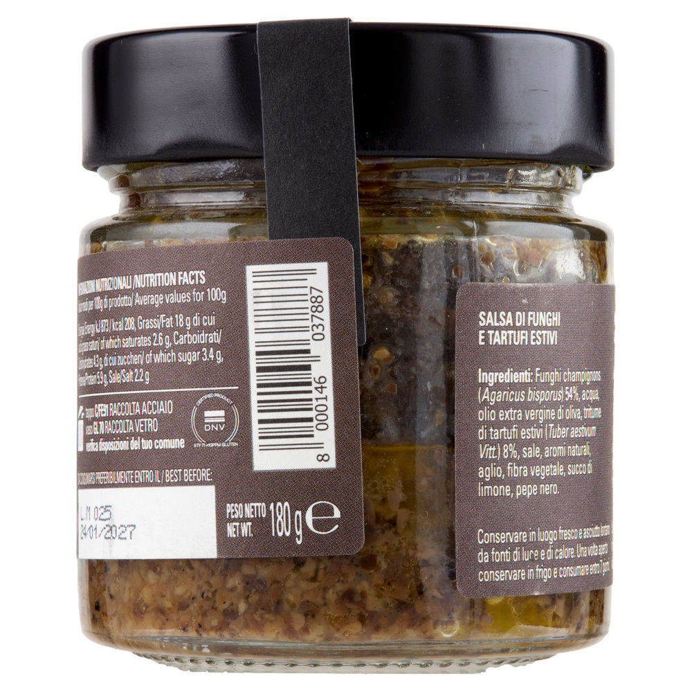 SALSA TARTUFATA  AROMA NATURALE URBANI TARTUFI  180G - 4