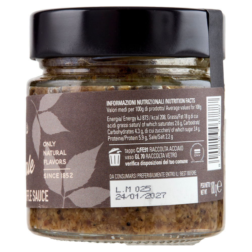 SALSA TARTUFATA  AROMA NATURALE URBANI TARTUFI  180G - 3