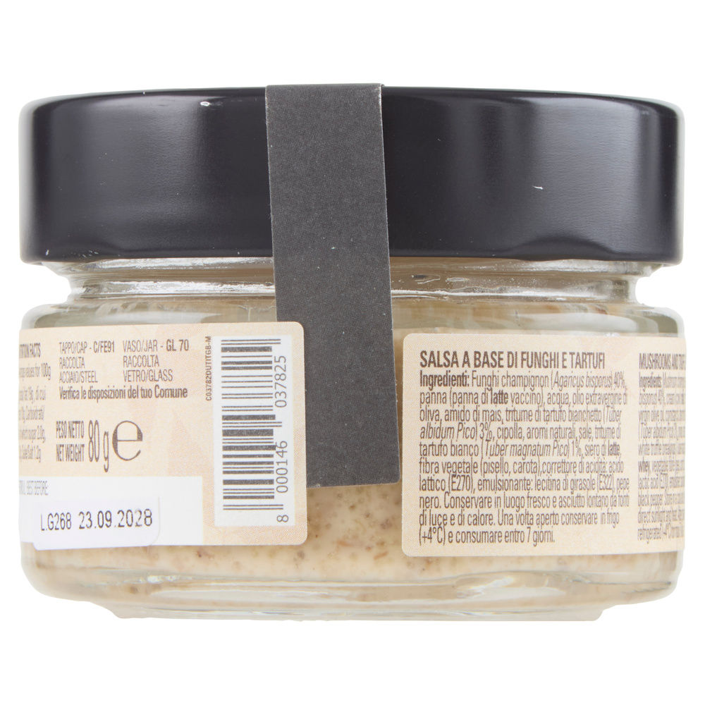 SALSA TARTUFATA BIANCA  AROMA NATURALE URBANI TARTUFI  80G - 4