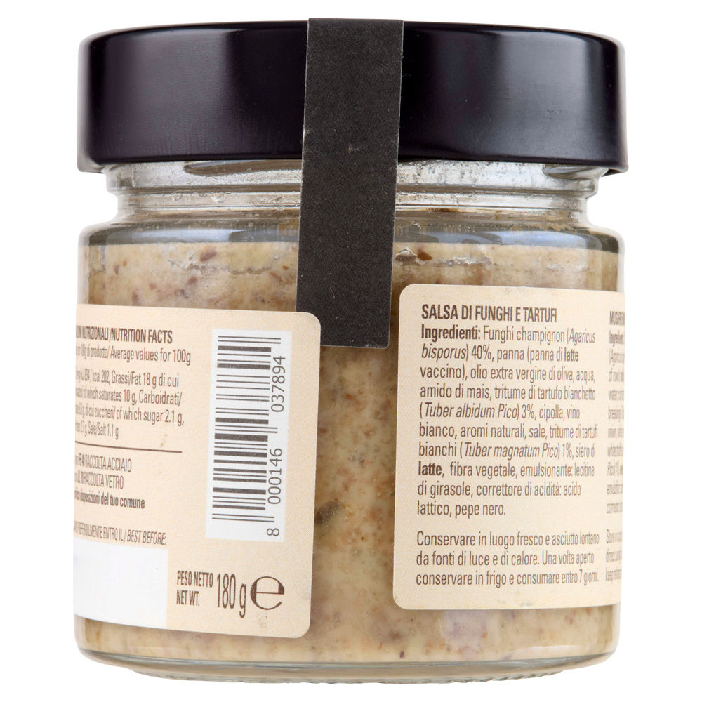 SALSA TARTUFATA BIANCA- AROMA NATURALE URBANI TARTUFI  180G - 4