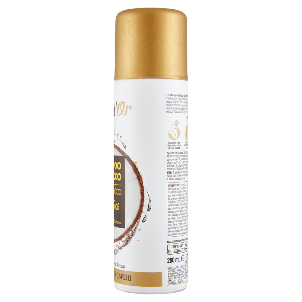 SHAMPOO SECCO SPLEND'OR AL COCCO ML 200 - 5