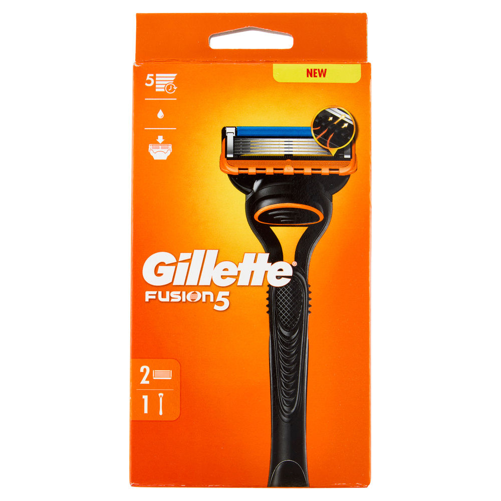 RASOIO GILLETTE FUSION5 MANUAL +2LAME PZ.1 - 2