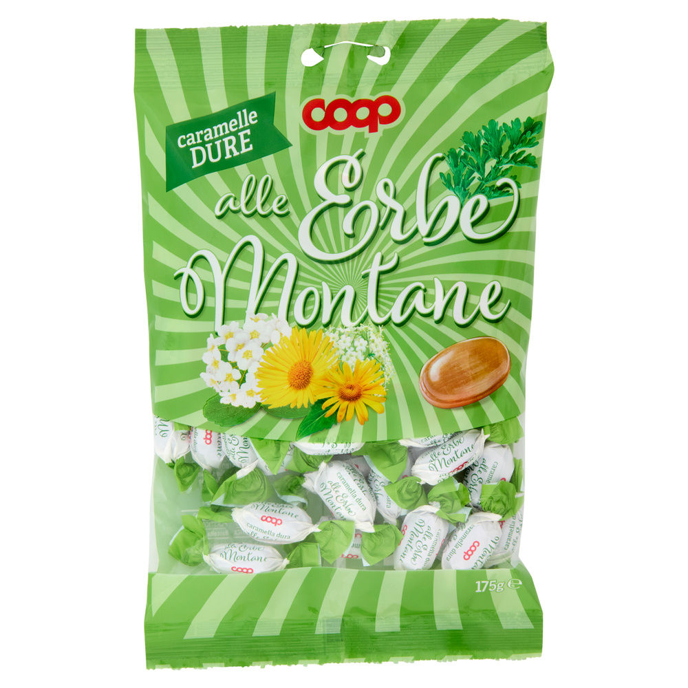 CARAMELLE DURE ALLE ERBE MONTANE COOP BUSTA G 175 - 1