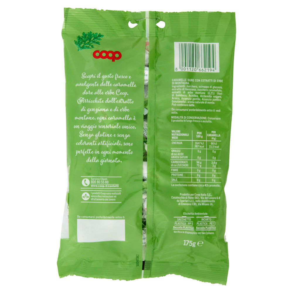 CARAMELLE DURE ALLE ERBE MONTANE COOP BUSTA G 175 - 2