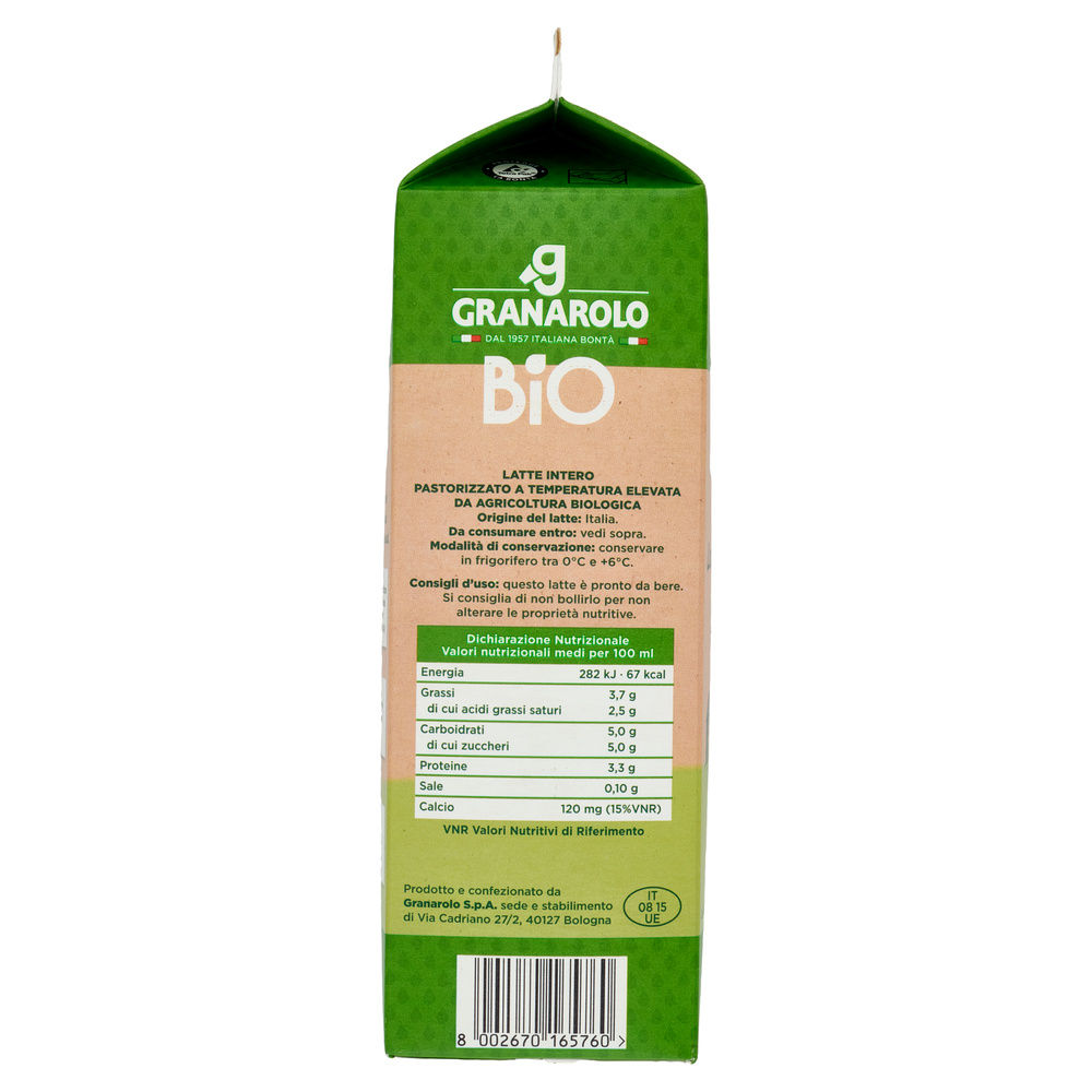 LATTE GRANAROLO BIO ESL INTERO L 1 - 7