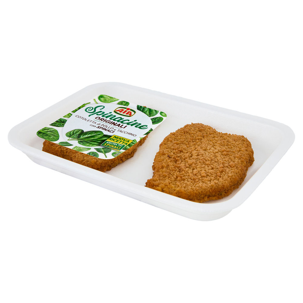 SPINACINE CON POLLO TACCHINO E SPINACI CF 200 G AIA - 8