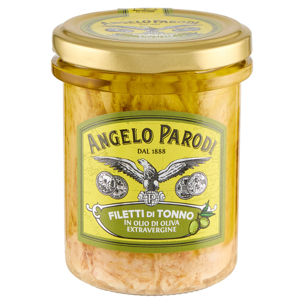 FILETTO TONNO OLIO EXTRA VERGINE ANGELO PARODI G.180 - 3