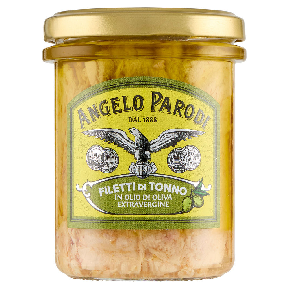 FILETTO TONNO OLIO EXTRA VERGINE ANGELO PARODI G.180 - 2