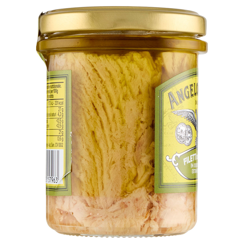 FILETTO TONNO OLIO EXTRA VERGINE ANGELO PARODI G.180 - 1