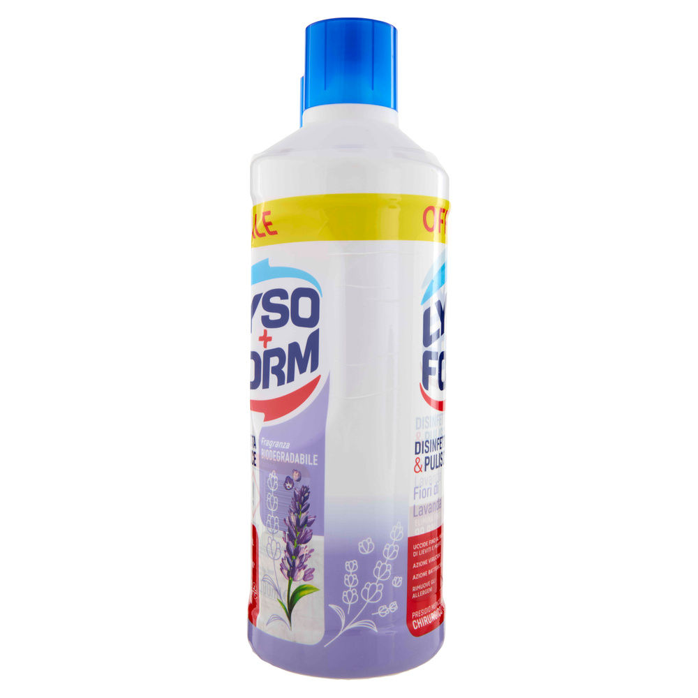 DETERSIVO PAVIMENTI LYSOFORM LAVANDA 2X L 1,1 - 5