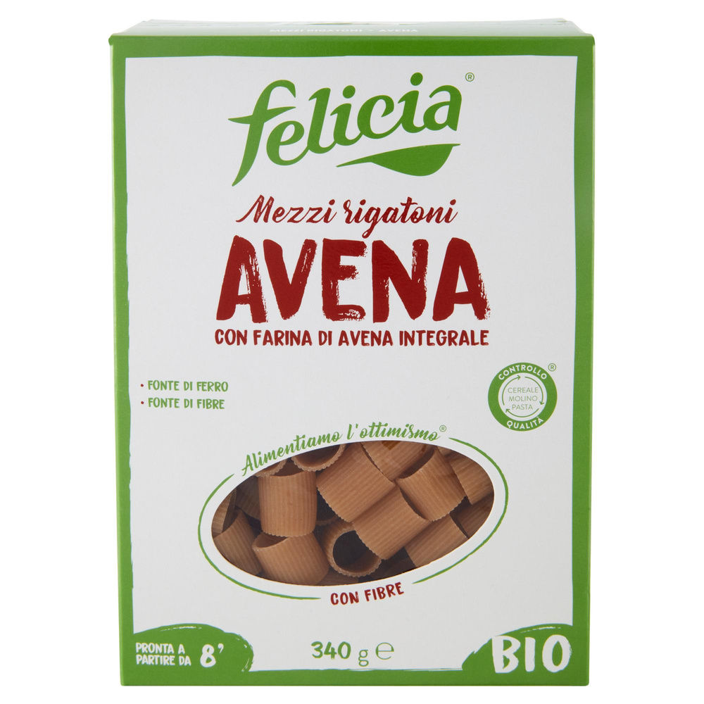 MEZZI RIGATONI MIX AVENA SENZA GLUTINE FELICIA G 340 - 3