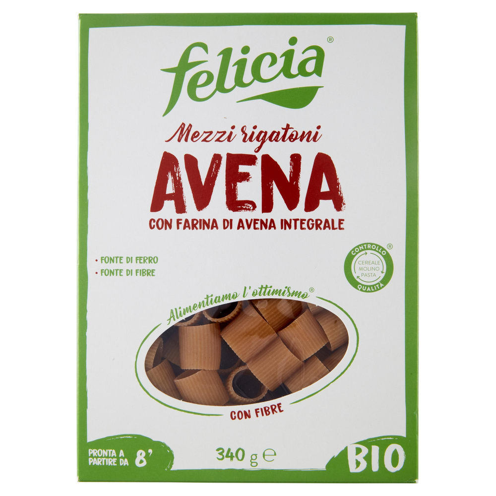 MEZZI RIGATONI MIX AVENA SENZA GLUTINE FELICIA G 340 - 2