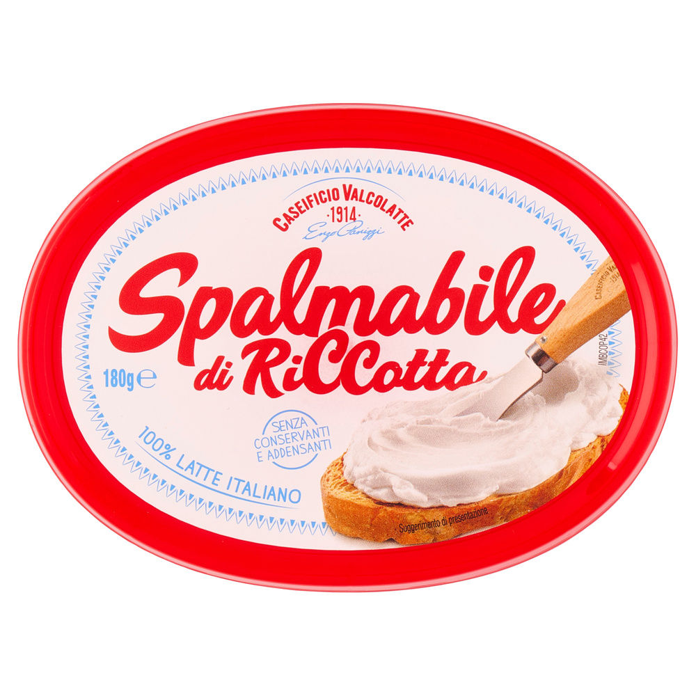 SPALMABILE DI RICCOTTA VALCOLATTE G 180 - 2