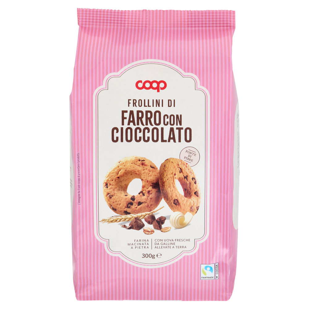 FROLLINI CON FARRO E CIOCCOLATO COOP SACCHETTO G 300 - 3