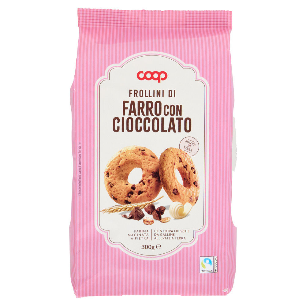 FROLLINI CON FARRO E CIOCCOLATO COOP SACCHETTO G 300 - 4
