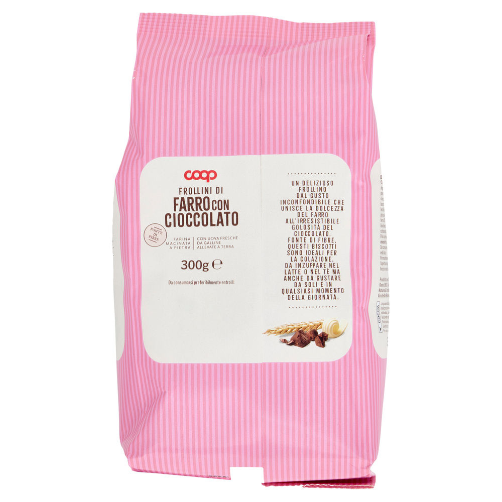 FROLLINI CON FARRO E CIOCCOLATO COOP SACCHETTO G 300 - 6