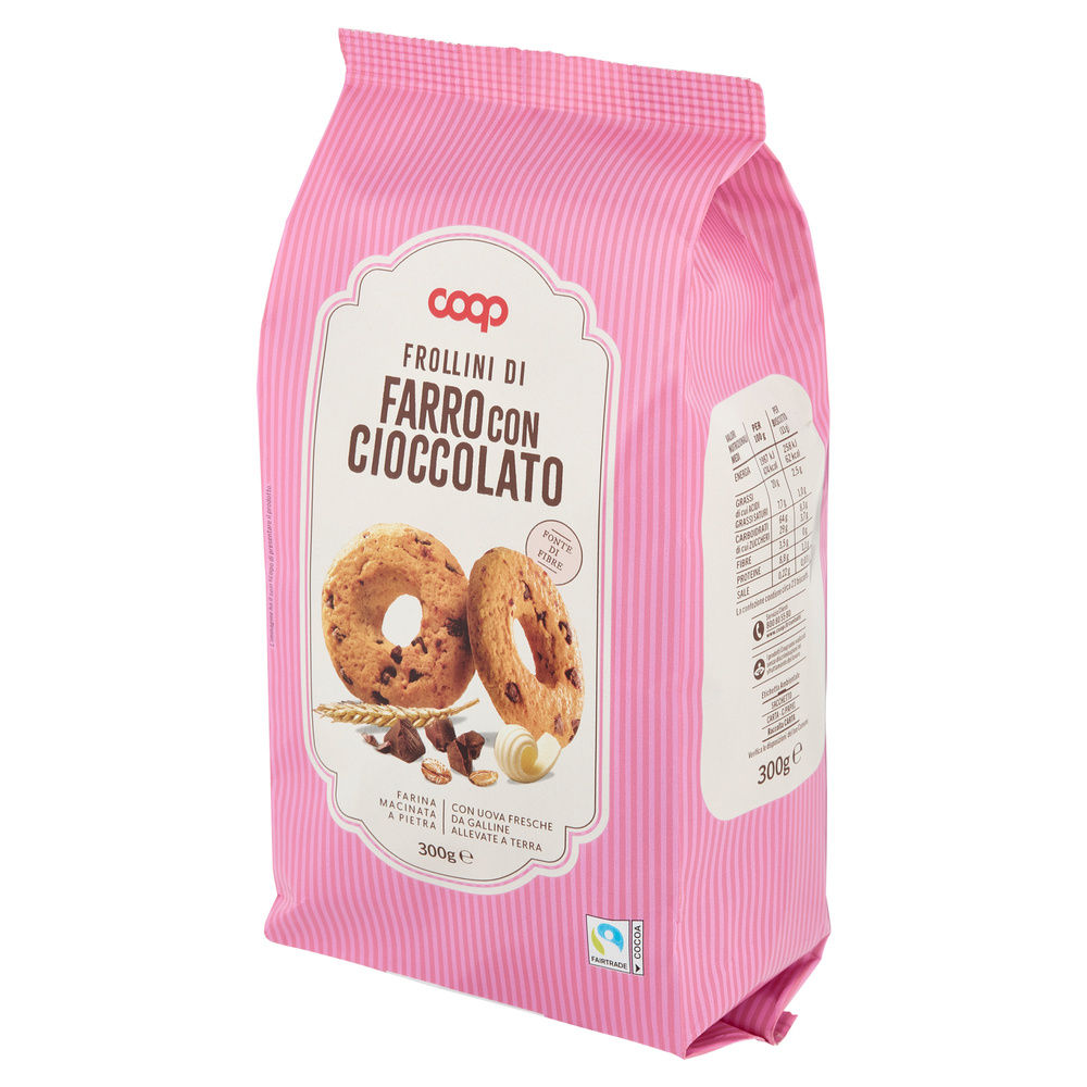 FROLLINI CON FARRO E CIOCCOLATO COOP SACCHETTO G 300 - 8