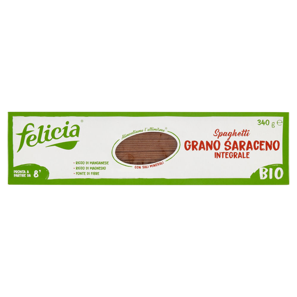 SPAGHETTI GRANO SARACENO BIO SENZA GLUTINE FELICIA 340G - 0