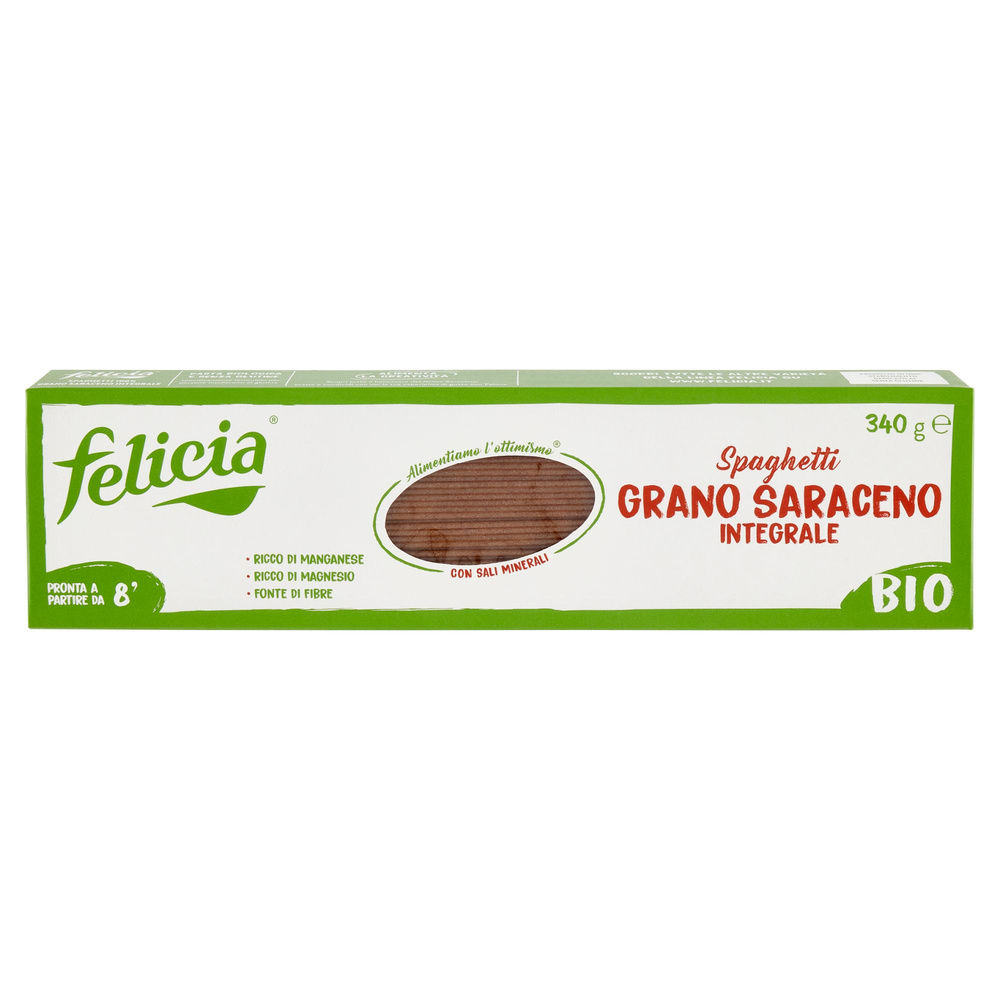 SPAGHETTI GRANO SARACENO BIO SENZA GLUTINE FELICIA 340G - 6