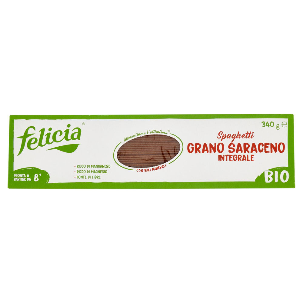 SPAGHETTI GRANO SARACENO BIO SENZA GLUTINE FELICIA 340G - 4