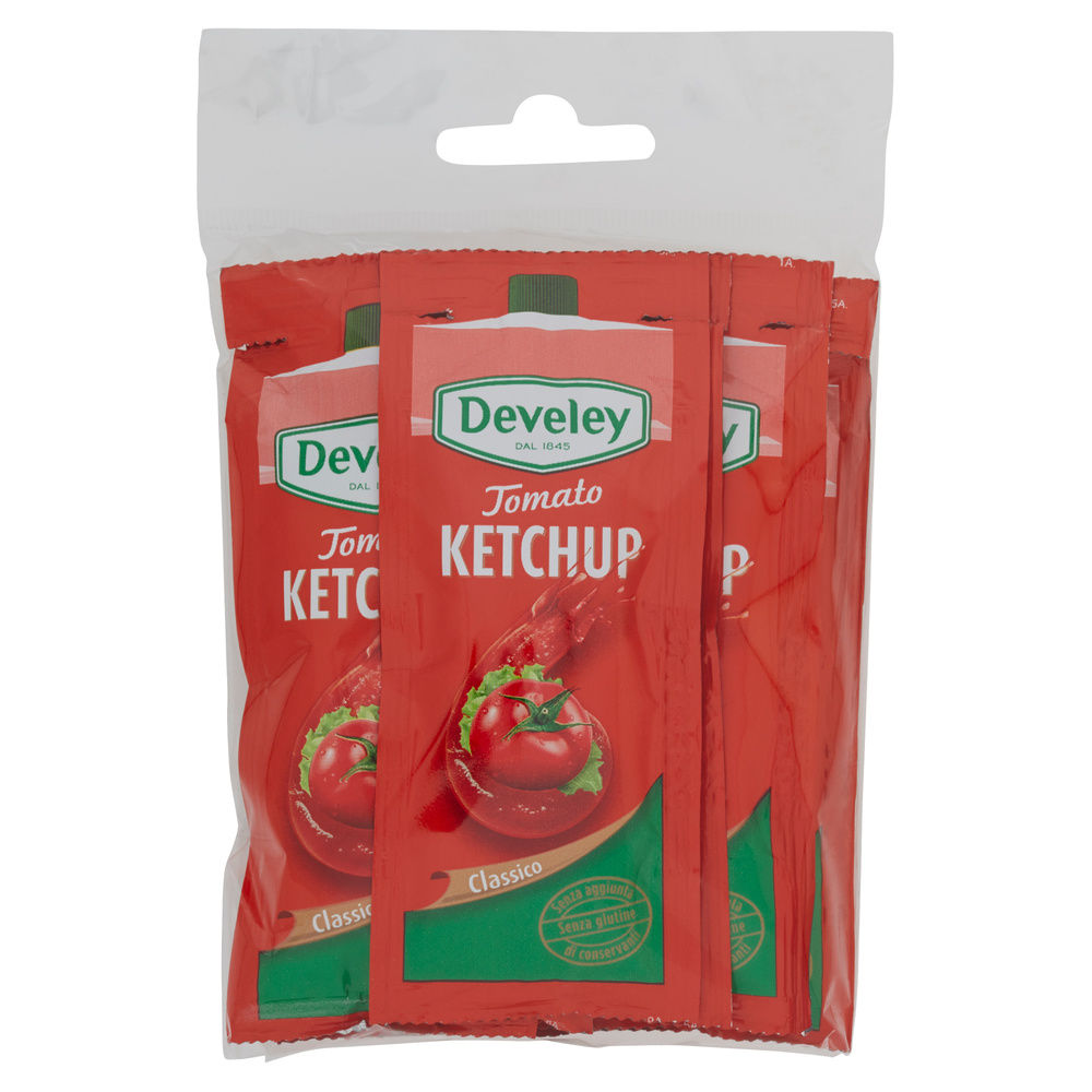 SIX PACK KETCHUP  DEVELEY BUSTINA  G13X6 ML15X6 - 0