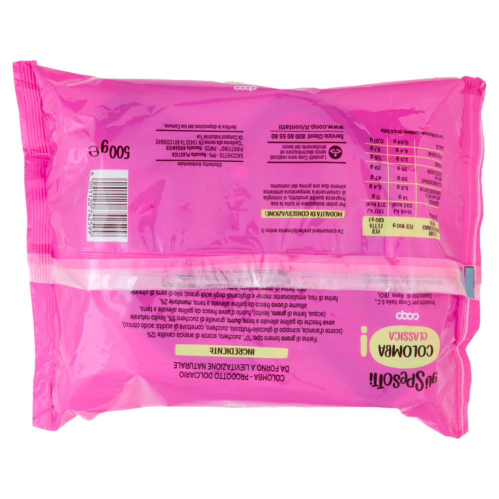 COLOMBA CLASSICA IN BUSTA GLI SPESOTTI COOP G 500 - 4