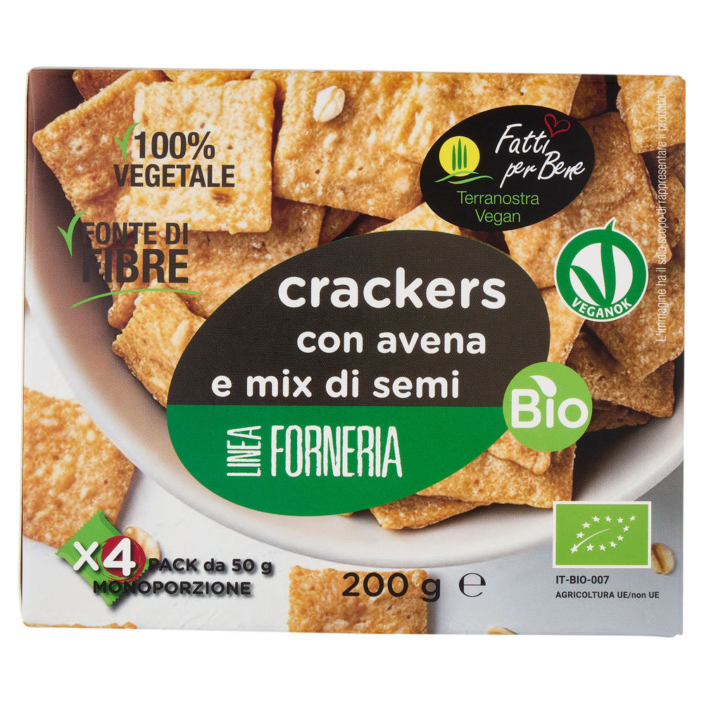CRACKER AVENA MIX SEMI BIO G200 - 0