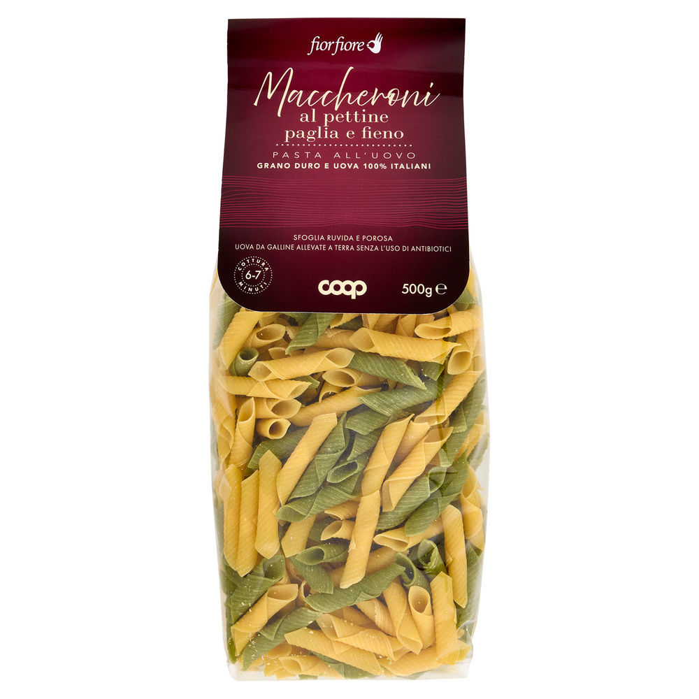 MACCHERONCINI PETTINE P.FIENO UOVO FIOR FIORE COOP G 500 - 7