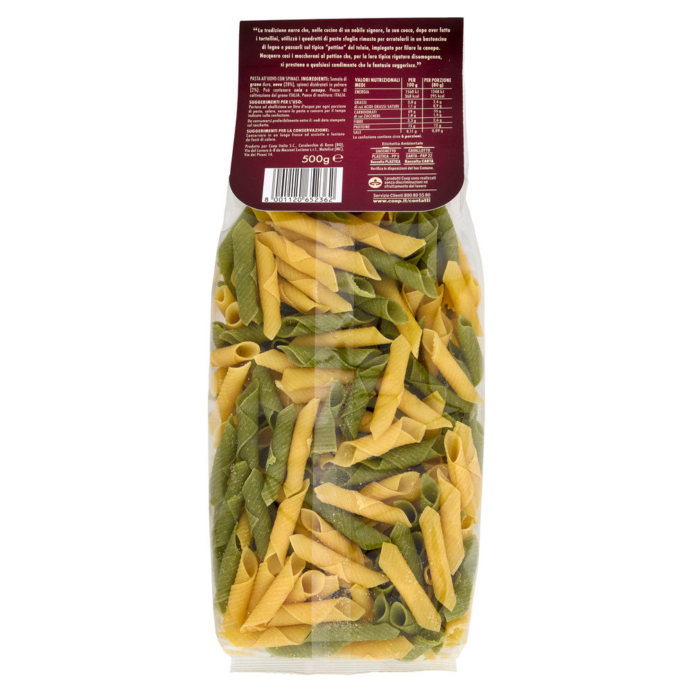 MACCHERONCINI PETTINE P.FIENO UOVO FIOR FIORE COOP G 500 - 4