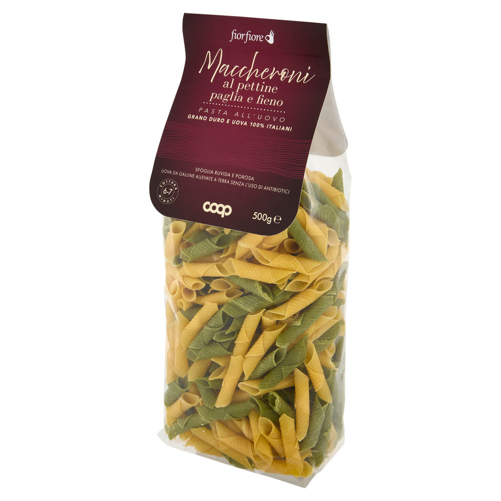 MACCHERONCINI PETTINE P.FIENO UOVO FIOR FIORE COOP G 500 - 8