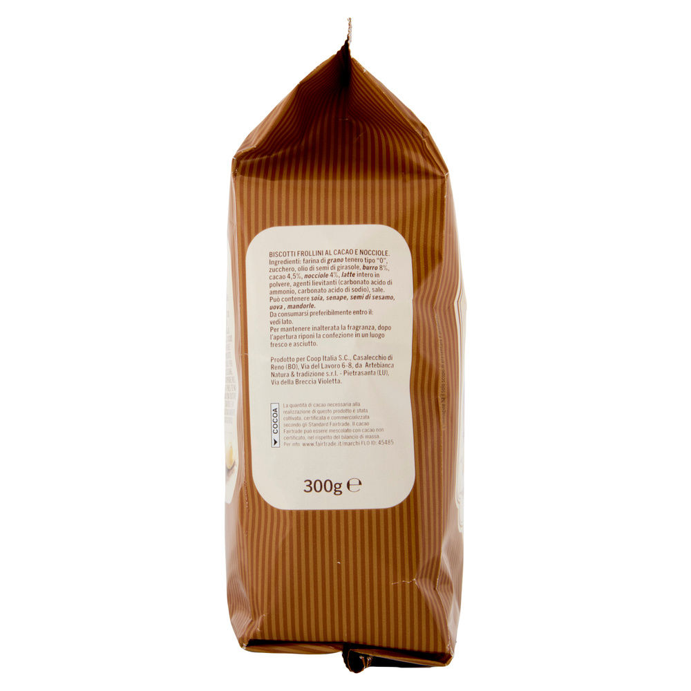FROLLINI AL CACAO CON NOCCIOLE COOP SACCHETTO G 300 - 6