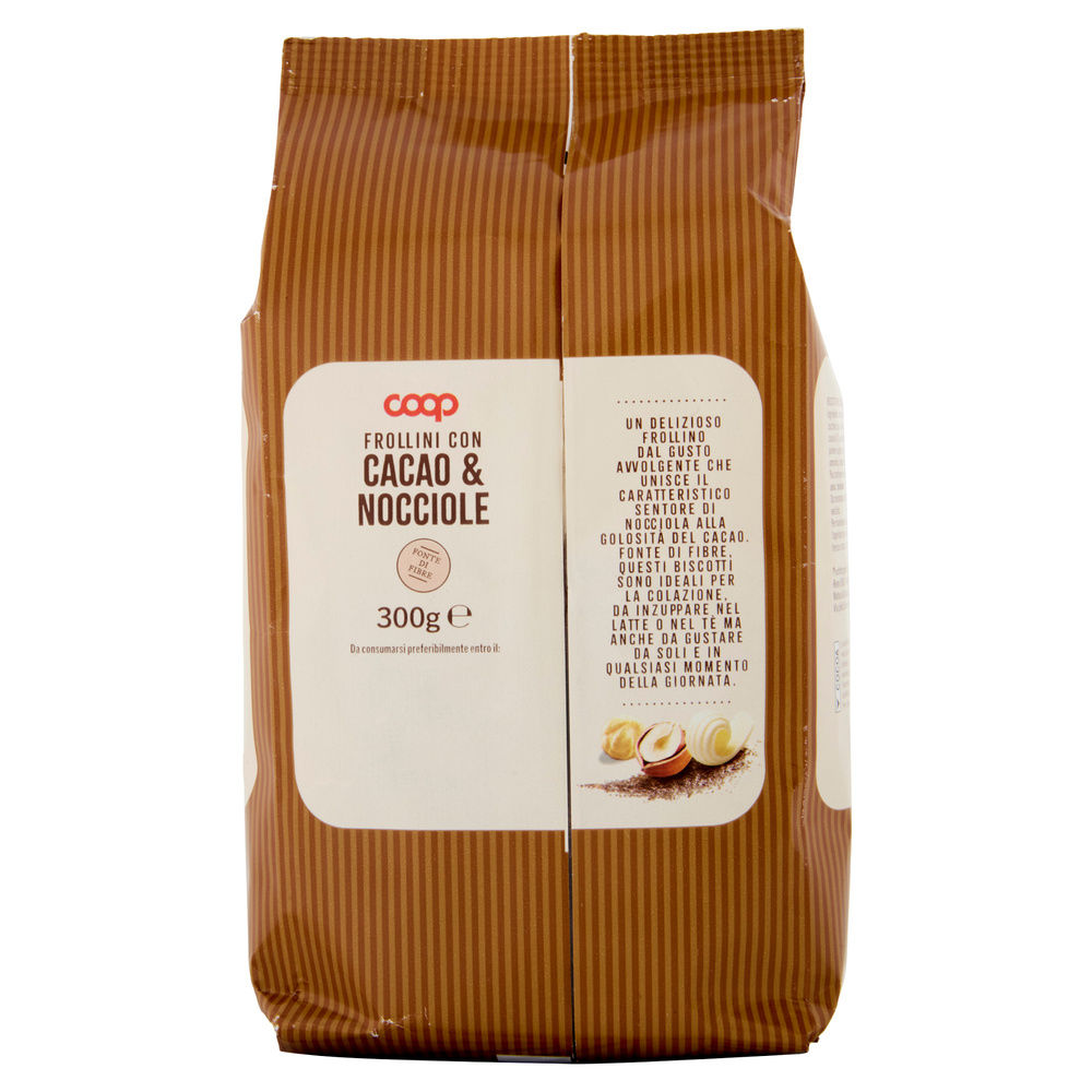 FROLLINI AL CACAO CON NOCCIOLE COOP SACCHETTO G 300 - 5