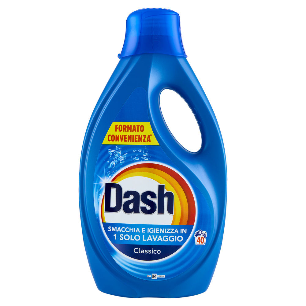 DETERSIVO LAVATRICE LIQUIDO DASH REGOLARE 40LAV L 1,8 - 0